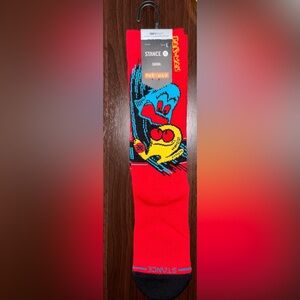 PAC-MAN STANCE NOVELTY CREW SOCKS NWT MEN’S SHOE SIZE 9-13
